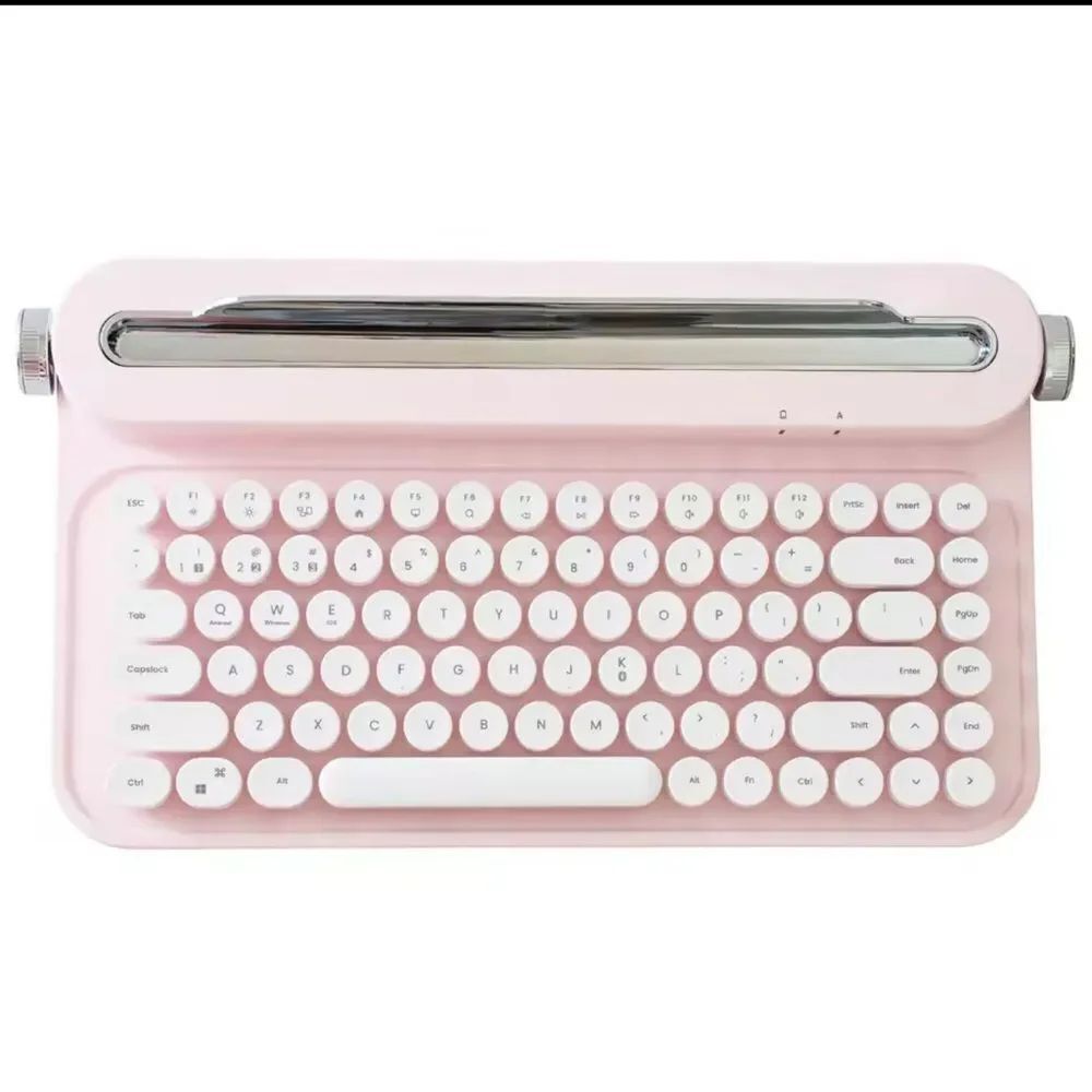 Yunzii Actto Pink Retro Mini Style Bluetooth Keyboard B303.